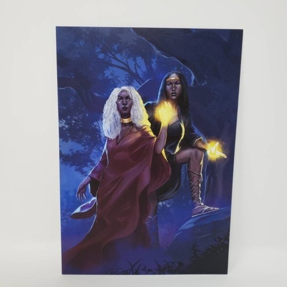 Art Print - Witches Steeped in Gold By Ciannon Smart featuring Iraya & Jazmyne - Picture 1 of 4
